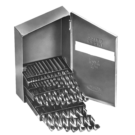 21pc Jobber Length HSS Fractional Drill Set